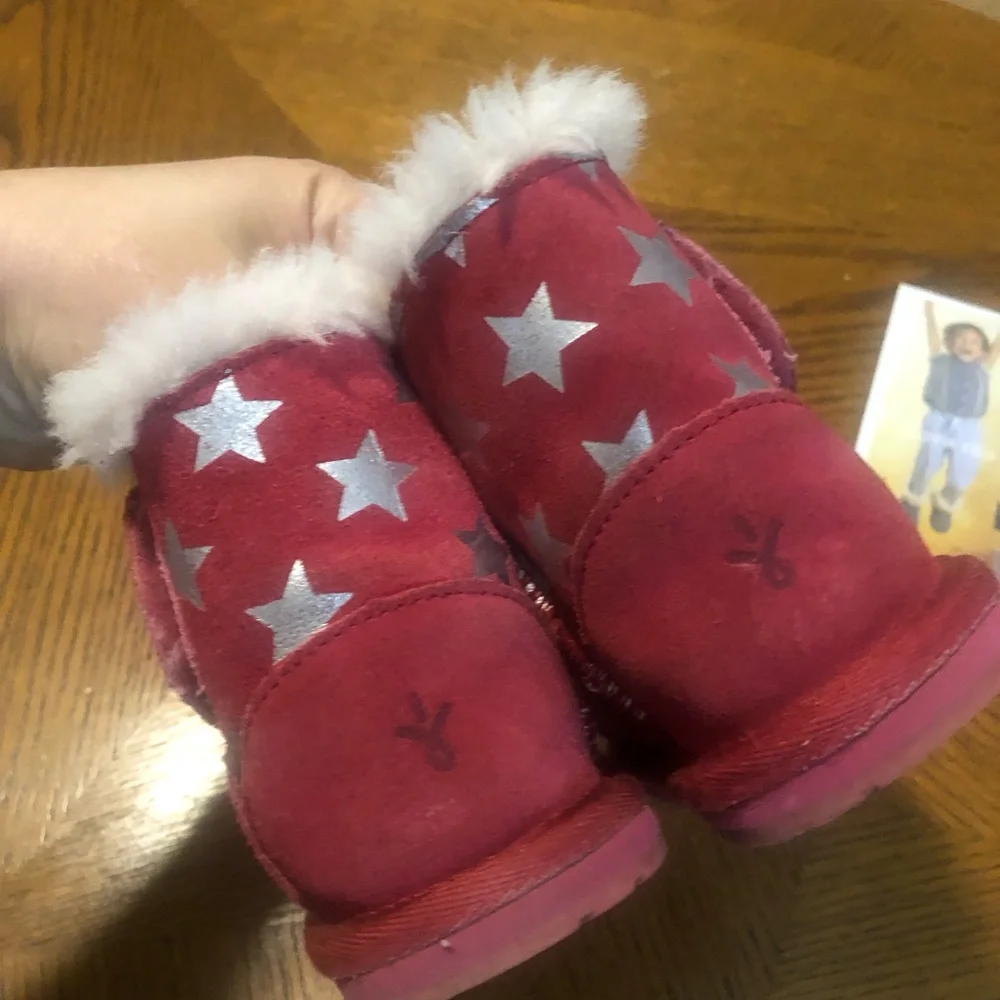 EMU Australia Starry Night Toddler Boots 18-24 mths‎ Blue Excellent